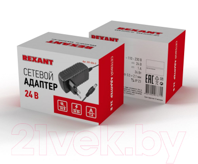 Блок питания Rexant 220 V AC/24 V DC 1 А 24 W / 201-024-3