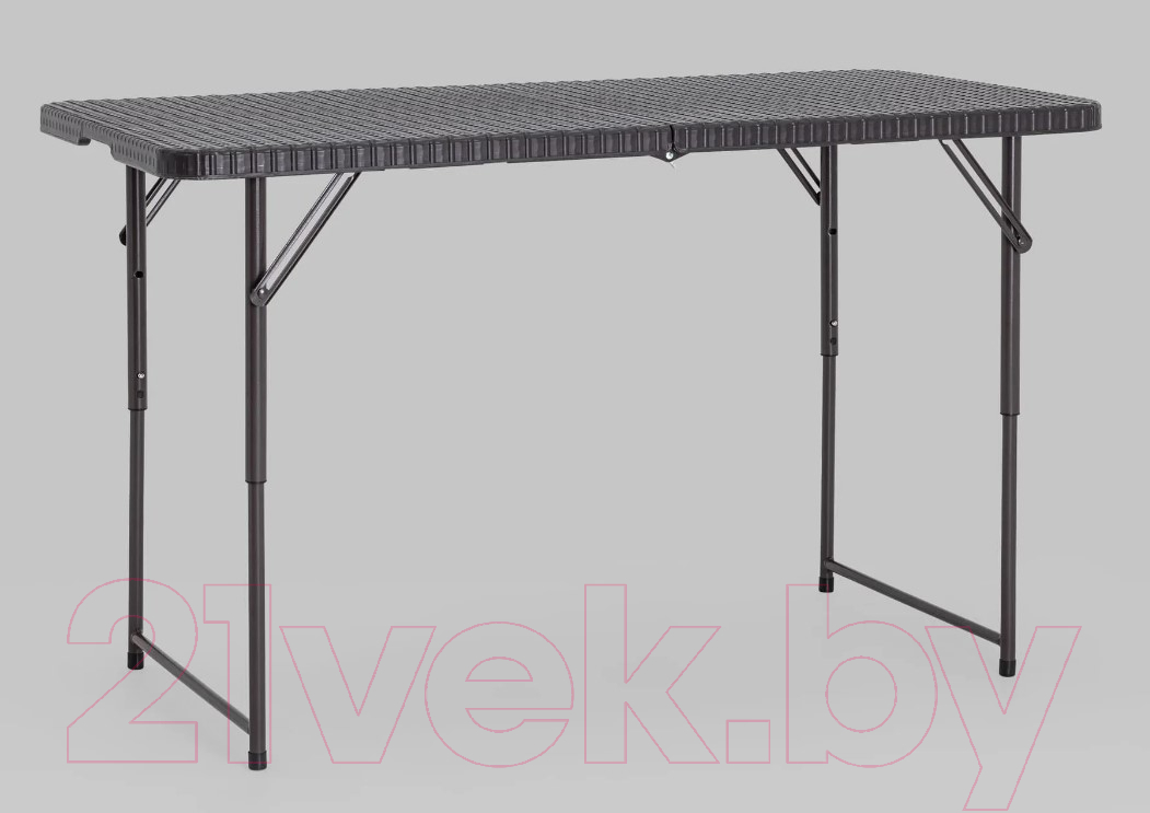 Стол складной Stool Group TZ122 122x61x74 (чемодан, коричневый)