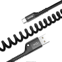 Кабель Baseus USB 2.0 - USB Type-C / CATSR-01 (1м, черный) - 