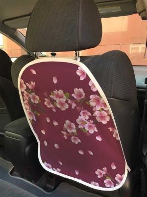 Накидка на автомобильное сиденье JoyArty Цветки сакуры / cspr_35593