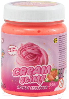 Слайм Slime Cream-Slime с ароматом клубники / SF02-S
