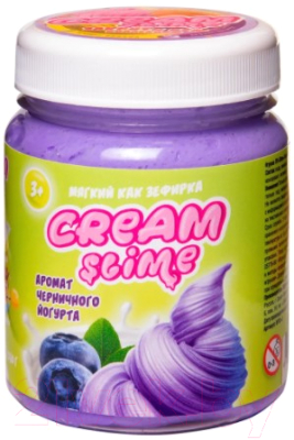 Слайм Slime Cream-Slime с ароматом черничного йогурта / SF02-J