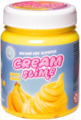 Слайм Slime Cream-Slime с ароматом банана / SF02-B