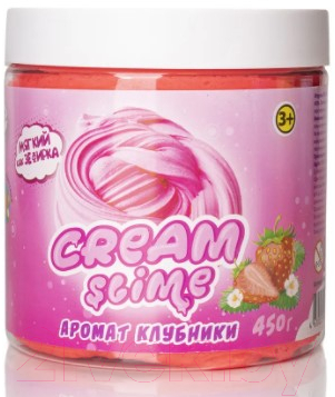 Слайм Slime Cream-Slime с ароматом клубники / SF05-S