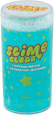 Слайм Clear Slime Голубая мечта с ароматом черники / S300-35