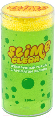 Слайм Clear Slime Изумрудный город с ароматом яблока / S300-36