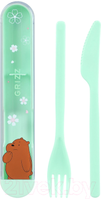 

Набор столовых приборов Miniso, We Bare Bears Гризли / 0231