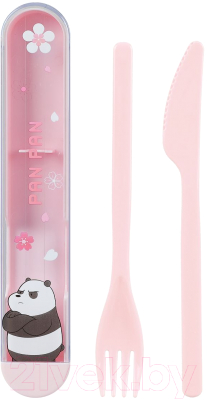 

Набор столовых приборов Miniso, We Bare Bears Панда / 0248
