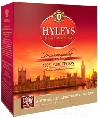 Чай пакетированный Hyleys Английский аристократический черный / 10001 (100пак)