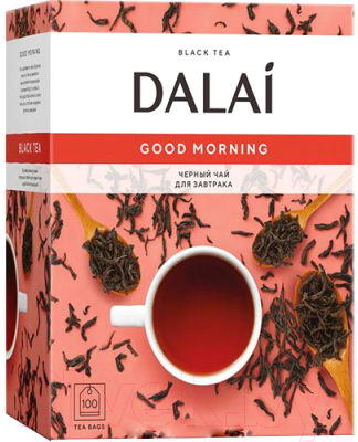 Чай пакетированный Dalai Good Morning черный / 10738 (100пак)