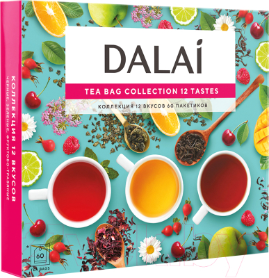 Чай пакетированный Dalai Bag Collection 12 Tastes / 11070 (60пак)