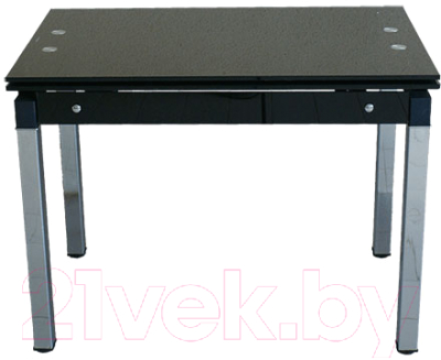 Обеденный стол Баобаб В07 (черный)