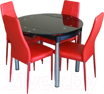 Обеденный стол Баобаб 6069-2 (черный)
