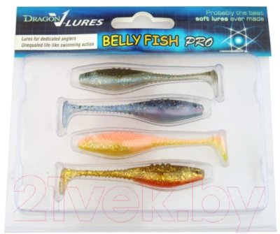 Мягкая приманка Dragon Belly Fish Pro / BF30D-MIX-4 (4шт)