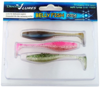 Мягкая приманка Dragon Belly Fish Pro / BF40D-MIX-3 (3шт) - 
