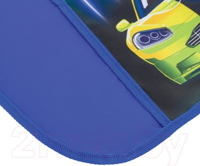 Фартук для творчества Юнландия Neon car с нарукавниками / 270198 (с клеенкой)