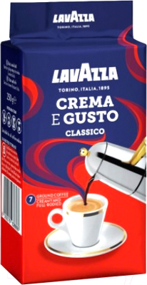 Кофе молотый Lavazza Crema e Gusto / 5851 (250г)