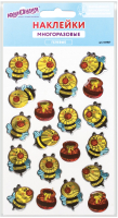 Набор наклеек Юнландия Веселые пчелки / 661827 - 