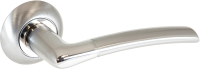 Ручка дверная Аллюр Арт Старк 1492 SC/CP (матовый хром/хром) - 