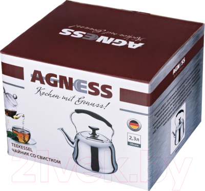 Чайник со свистком Agness 909-602