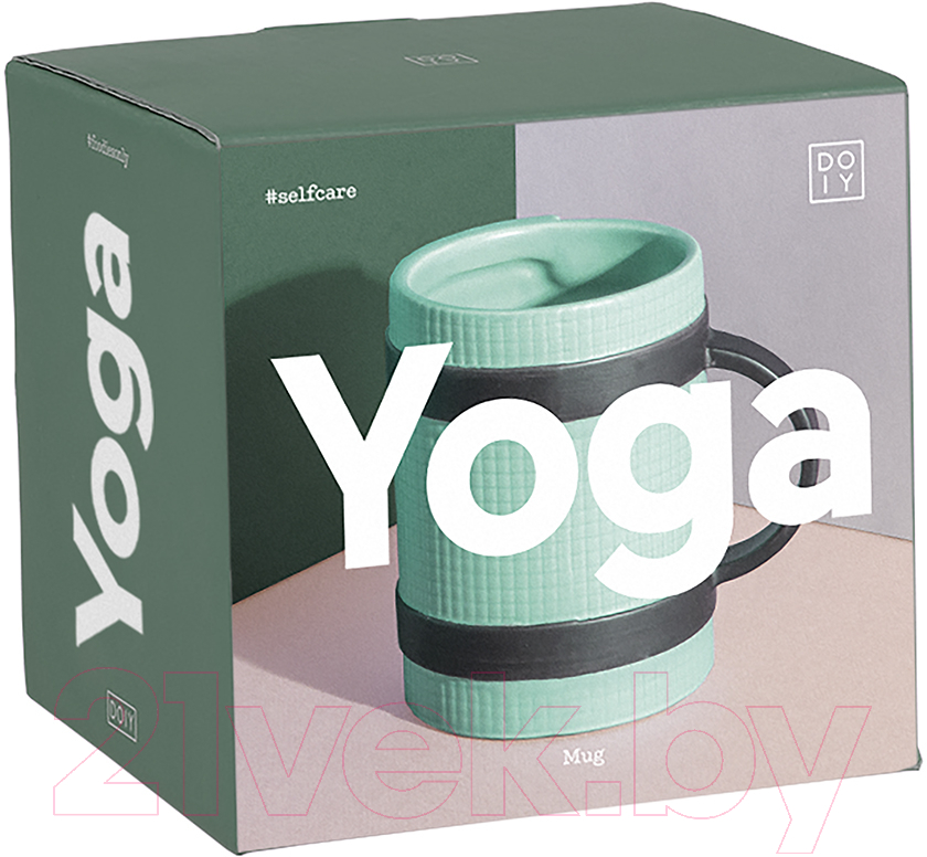 Кружка Doiy Yoga Mug / DYMUGYOGR (зеленый)