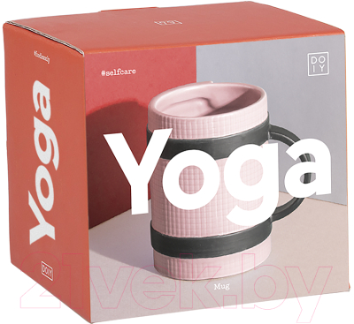 Кружка Doiy Yoga Mug / DYMUGYOPK (розовый)