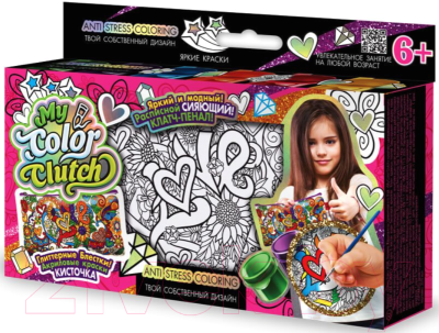 

Набор для творчества Danko Toys, My Color Clutch Love / CCL-01-04