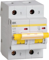 Выключатель автоматический IEK ВА 47-100 25А 2P 10кА С / MVA40-2-025-C - 