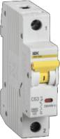Выключатель автоматический IEK ВА 47-60 63А 1P 6кА С / MVA41-1-063-C - 