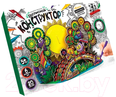 

Набор для творчества Danko Toys, Расписной конструктор. Совы / 3DK-01-01