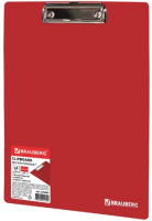 Планшет с зажимом Brauberg Contract / 228681 (красный) - 