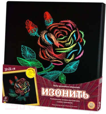 

Набор для творчества "изонить" Danko Toys, Роза / IZN-01-06
