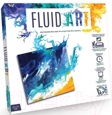 

Набор для творчества Danko Toys, Fluid Art №3 / FA-01-02
