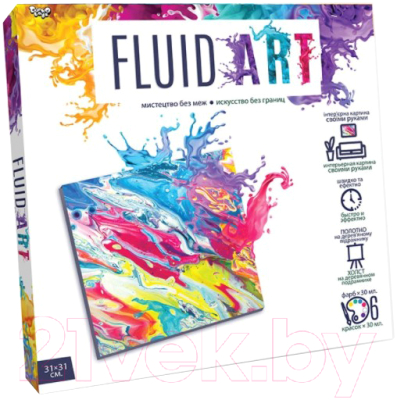 

Набор для творчества Danko Toys, Fluid Art №5 / FA-01-04