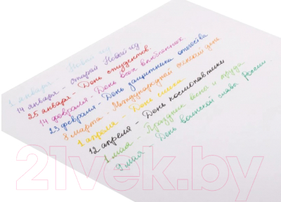 Изображение товара Набор гелевых ручек Пифагор 142794 (10шт)