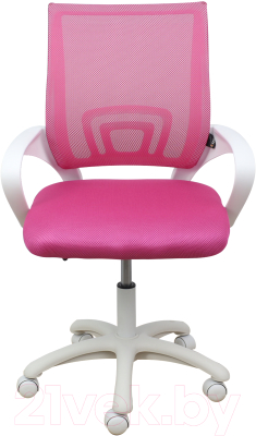 Кресло офисное AksHome Ricci White (розовый)