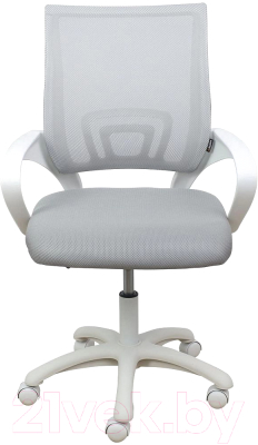 Кресло офисное AksHome Ricci White (светло-серый)