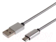 Кабель Rexant Micro-USB / 18-4241 (серебристый) - 