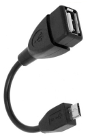 Адаптер Rexant OTG Micro-USB/USB / 18-1182 (0.15 м, черный) - 