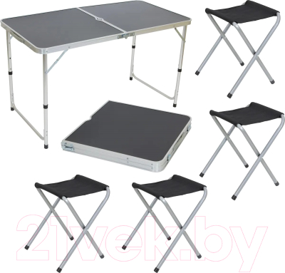 Комплект складной мебели ECOS Пикник CHO-150-E / 992992 (черный)
