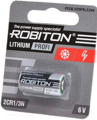

Аккумулятор Robiton, Profi 2CR1/3N BL1