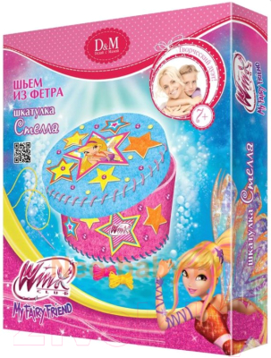 

Набор для шитья Делай с мамой, Шьем шкатулку. Стелла Winx Club / 53912