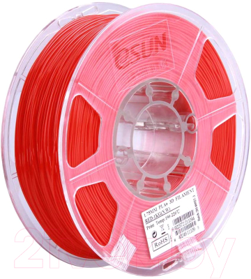 Пластик для 3D-печати eSUN PLA / PLA+175R1 (1.75мм, 1кг, красный)
