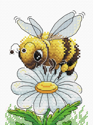 Набор для вышивания М.П.Студия Трудолюбивая пчелка / М-230М