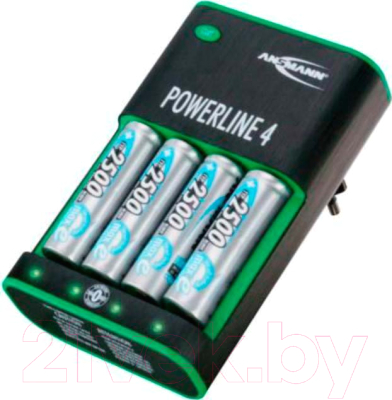 

Зарядное устройство для аккумуляторов Ansmann, Powerline 4-W-EU BL1 / 5107553