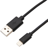 Кабель Rexant USB Lightning / 18-7050 (1м, черный) - 