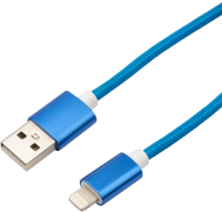 Кабель Rexant USB Lightning / 18-7052 (1м, синий) - 