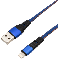 Кабель Rexant USB-Lightning / 18-7053 (1м, джинс) - 