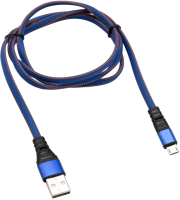 Кабель Rexant Micro-USB / 18-1163 (1м, джинс) - 