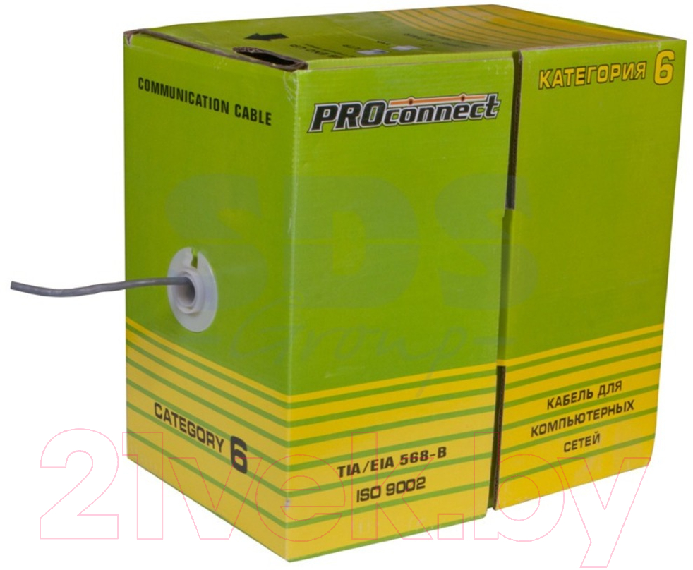 Кабель PROconnect UTP 4PR 23AWG CCA CAT6 / 01-0047-3